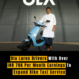 Ola Lures Drivers With Over INR 70K Per Month Earnings To Expand Bike Taxi Service