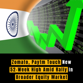 Zomato, Paytm Touch New 52-Week High Amid Rally In Broader Equity Market