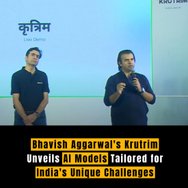 Bhavish Aggarwal's Krutrim Unveils AI Models Tailored for India's Unique Challenges