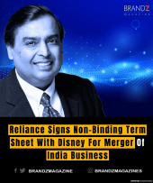 Reliance Signs Non-Binding Term Sheet With Disney For Merger Of India Business