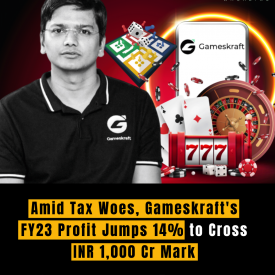 Amid Tax Woes, Gameskraft's FY23 Profit Jumps 14% to Cross INR 1,000 Cr Mark