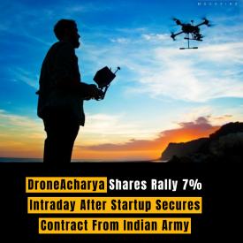 DroneAcharya's Soaring Success: A 7% Rally on Securing Indian Army Contract