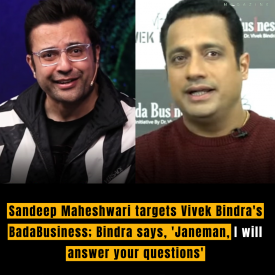 Sandeep Maheshwari targets Vivek Bindra's BadaBusiness; Bindra says, 'Janeman, I will answer your questions'