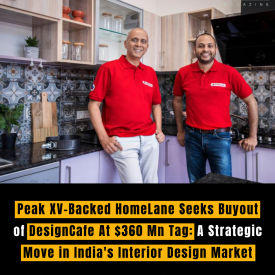 Peak XV-Backed HomeLane Seeks Buyout of DesignCafe At $360 Mn Tag: A Strategic Move in India's Interior Design Market