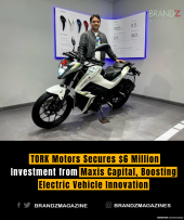 TORK Motors Secures $6 Million Investment from Maxis Capital, Boosting Electric Vehicle Innovation