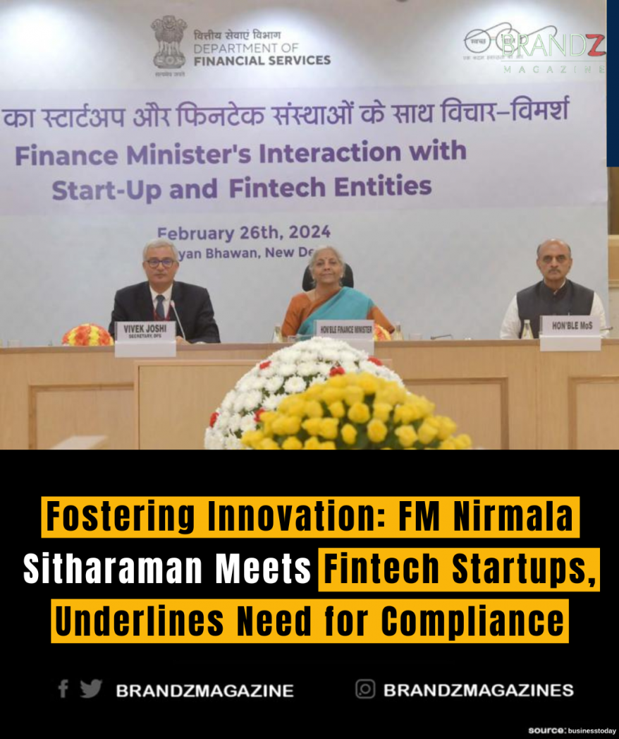 Fostering Innovation: FM Nirmala Sitharaman Meets Fintech Startups, Underlines Need for Compliance