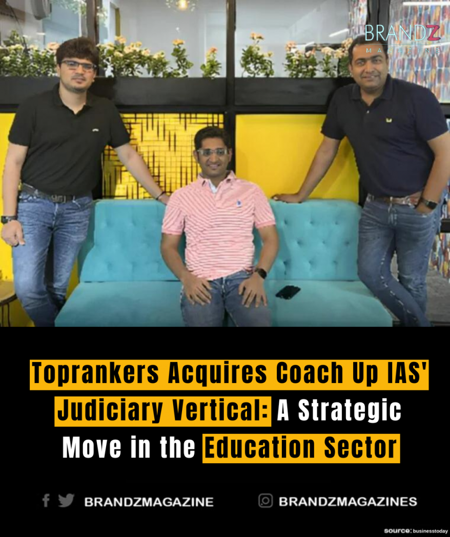 Toprankers Acquires Coach Up IAS' Judiciary Vertical: A Strategic Move in the Education Sector