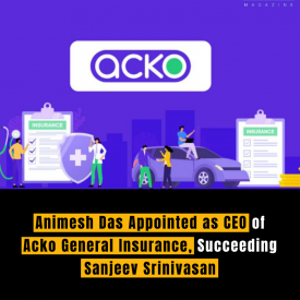 Animesh Das Appointed as CEO of Acko General Insurance, Succeeding Sanjeev Srinivasan