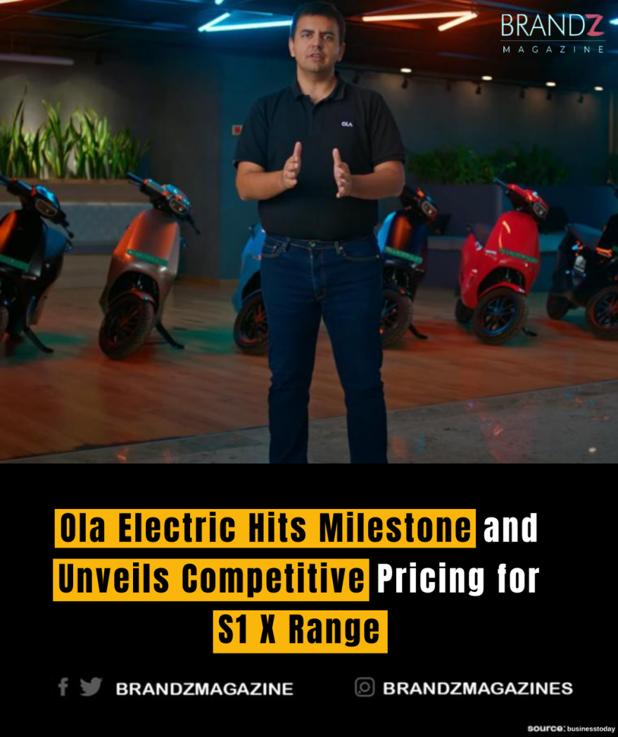 Ola Electric Hits Milestone and Unveils Competitive Pricing for S1 X Range