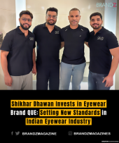 Shikhar Dhawan Invests in Eyewear Brand QUE: Setting New Standards in Indian Eyewear Industry