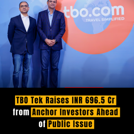 TBO Tek Raises INR 696.5 Cr from Anchor Investors Ahead of Public Issue