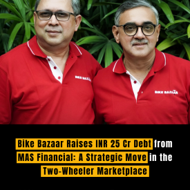Bike Bazaar Raises INR 25 Cr Debt from MAS Financial: A Strategic Move in the Two-Wheeler Marketplace