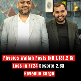 Physics Wallah Posts INR 1,131.2 Cr Loss in FY24 Despite 2.6X Surge in Revenue