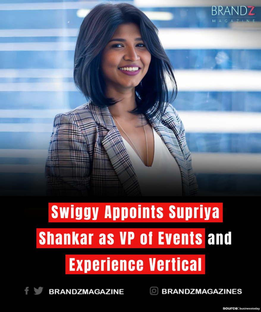 Swiggy Appoints Supriya Shankar as VP of Events and Experience Vertical