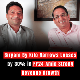 Biryani By Kilo Narrows Losses by 30% in FY24 Amid Strong Revenue Growth