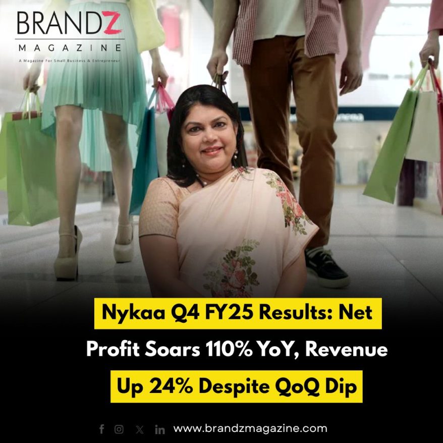 Nykaa Q4 FY25 Results: Net Profit Soars 110% YoY, Revenue Up 24% Despite QoQ Dip