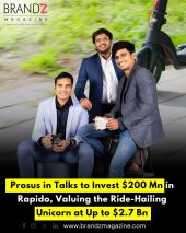 Prosus in Talks to Invest $200 Mn in Rapido, Valuing the Ride-Hailing Unicorn at Up to $2.7 Bn
