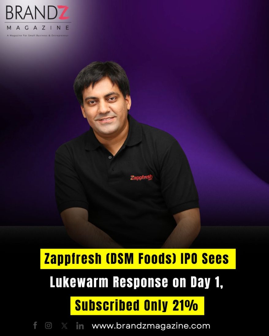 Zappfresh (DSM Foods) IPO Sees Lukewarm Response on Day 1, Subscribed Only 21%