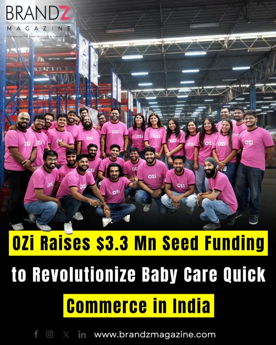 OZi Raises $3.3 Mn Seed Funding to Revolutionize Baby Care Quick Commerce in India
